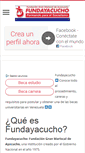 Mobile Screenshot of fundayacucho.net